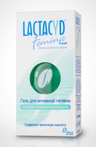  New in the line of tools for personal hygiene Laktatsid Femina 